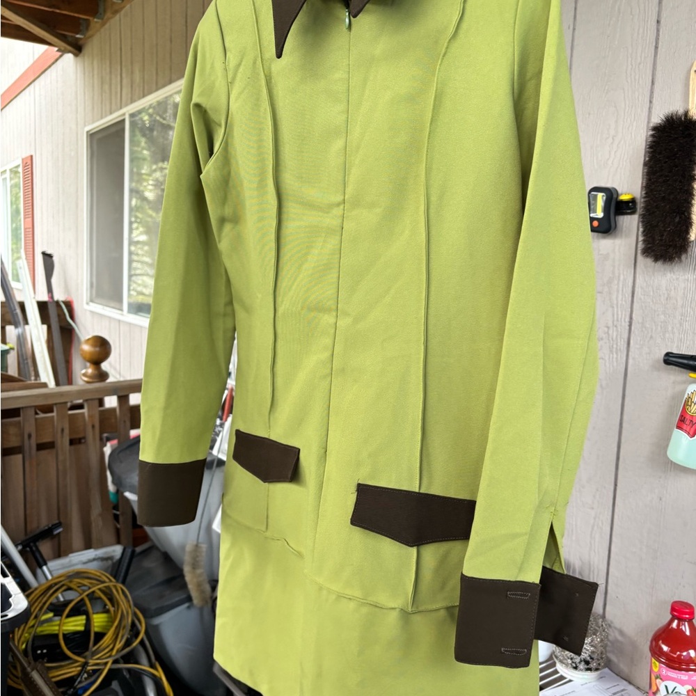 Green and Brown Men's Jacket